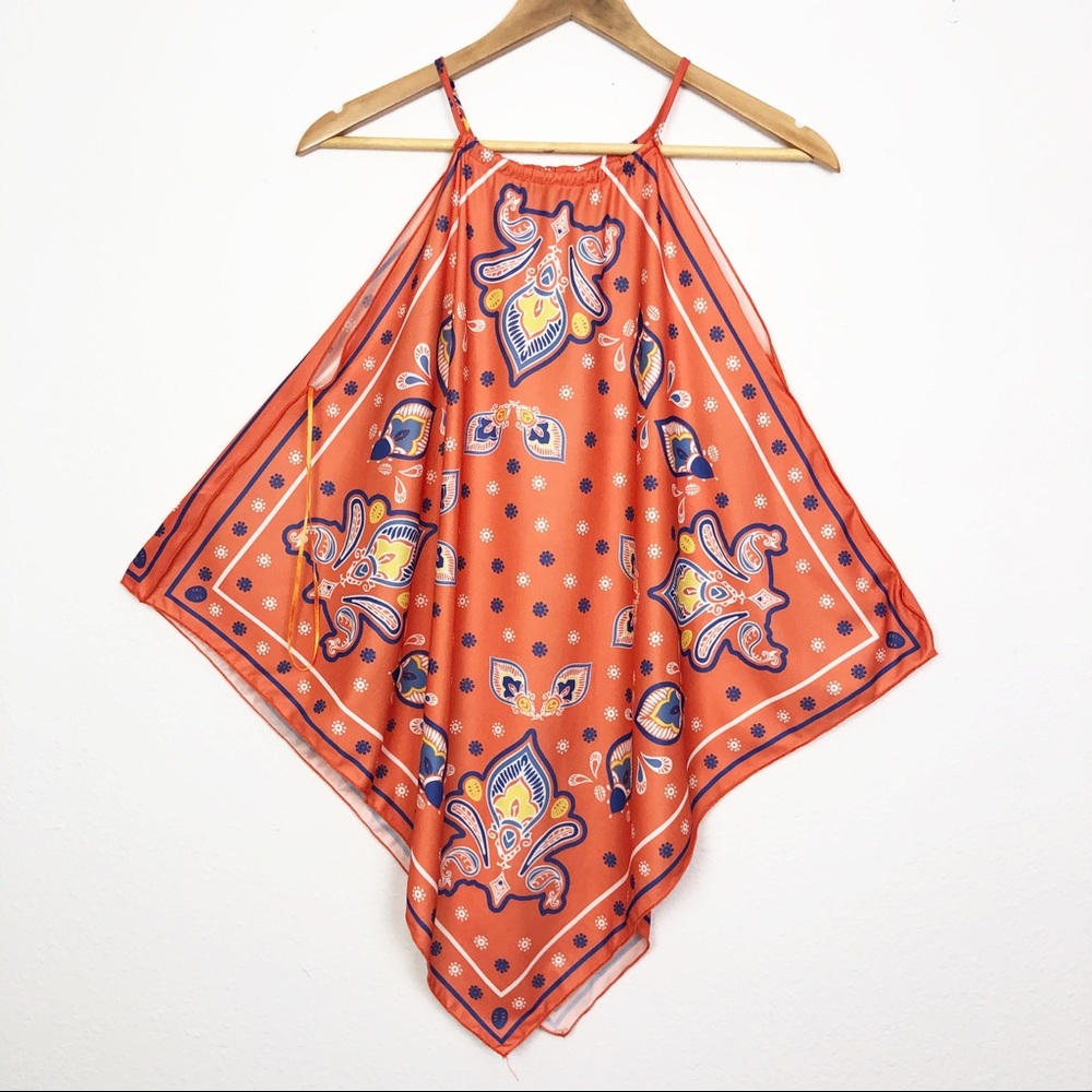 ✨Zara ✨ Paisley Print Halter Top 🌹